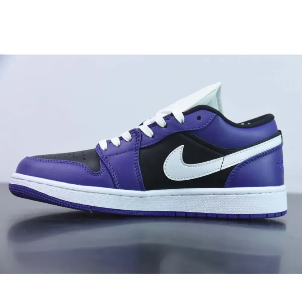 Air Jordan 1 Low Court Purple Black  553558-501