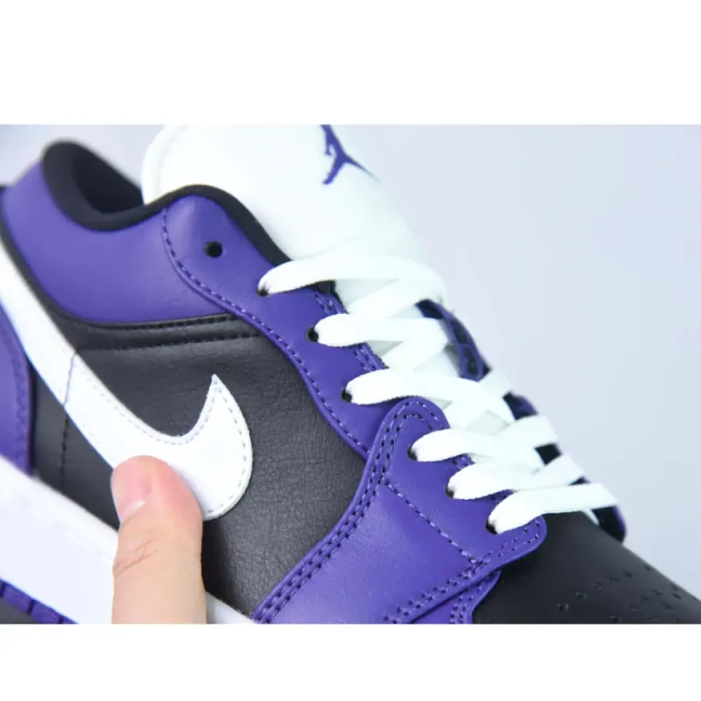 Air Jordan 1 Low Court Purple Black  553558-501
