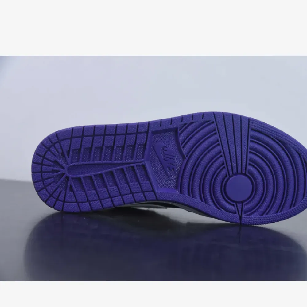 Air Jordan 1 Low Court Purple Black  553558-501