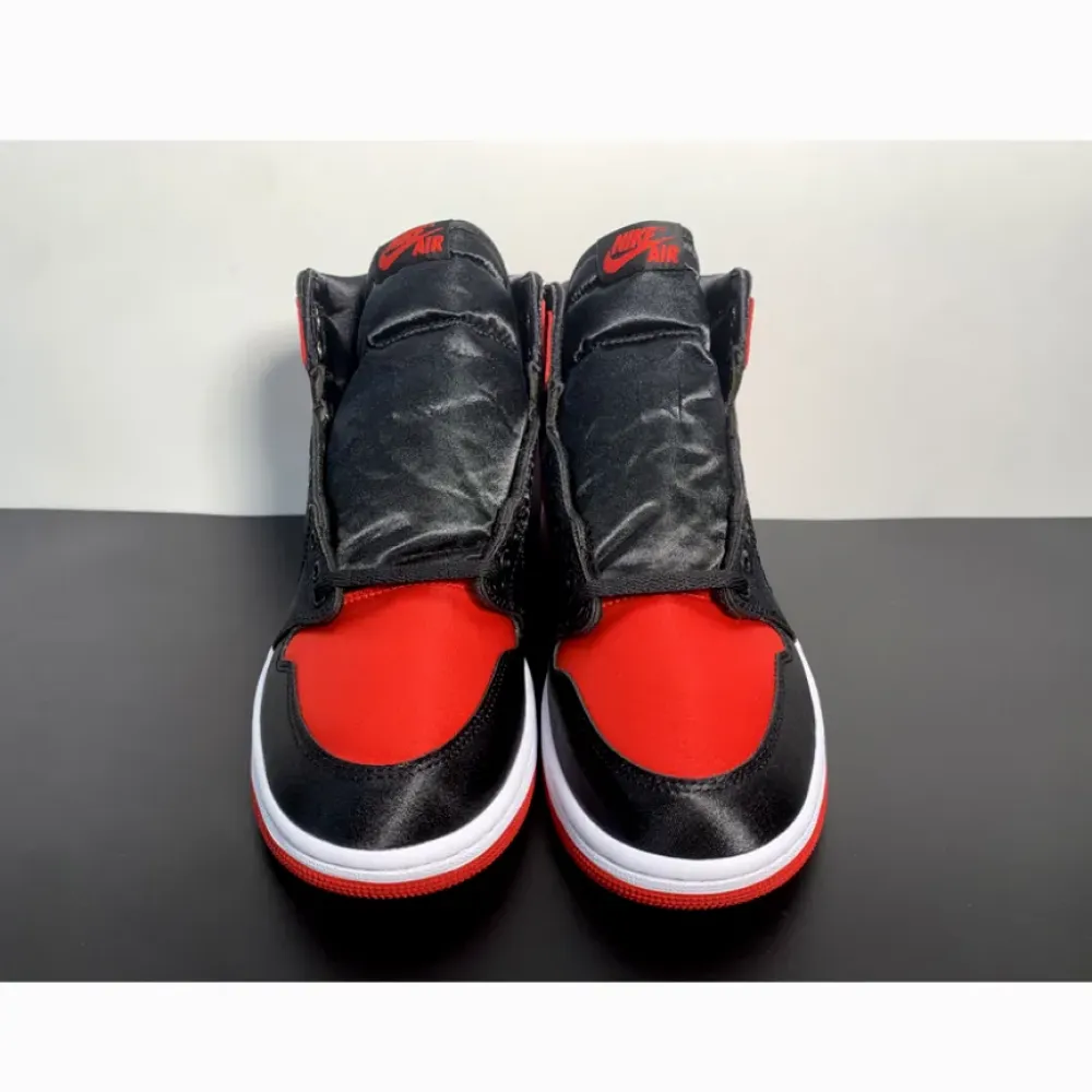 Air Jordan 1 High OG “Satin Bred” Black/Red/White  FD4810-061