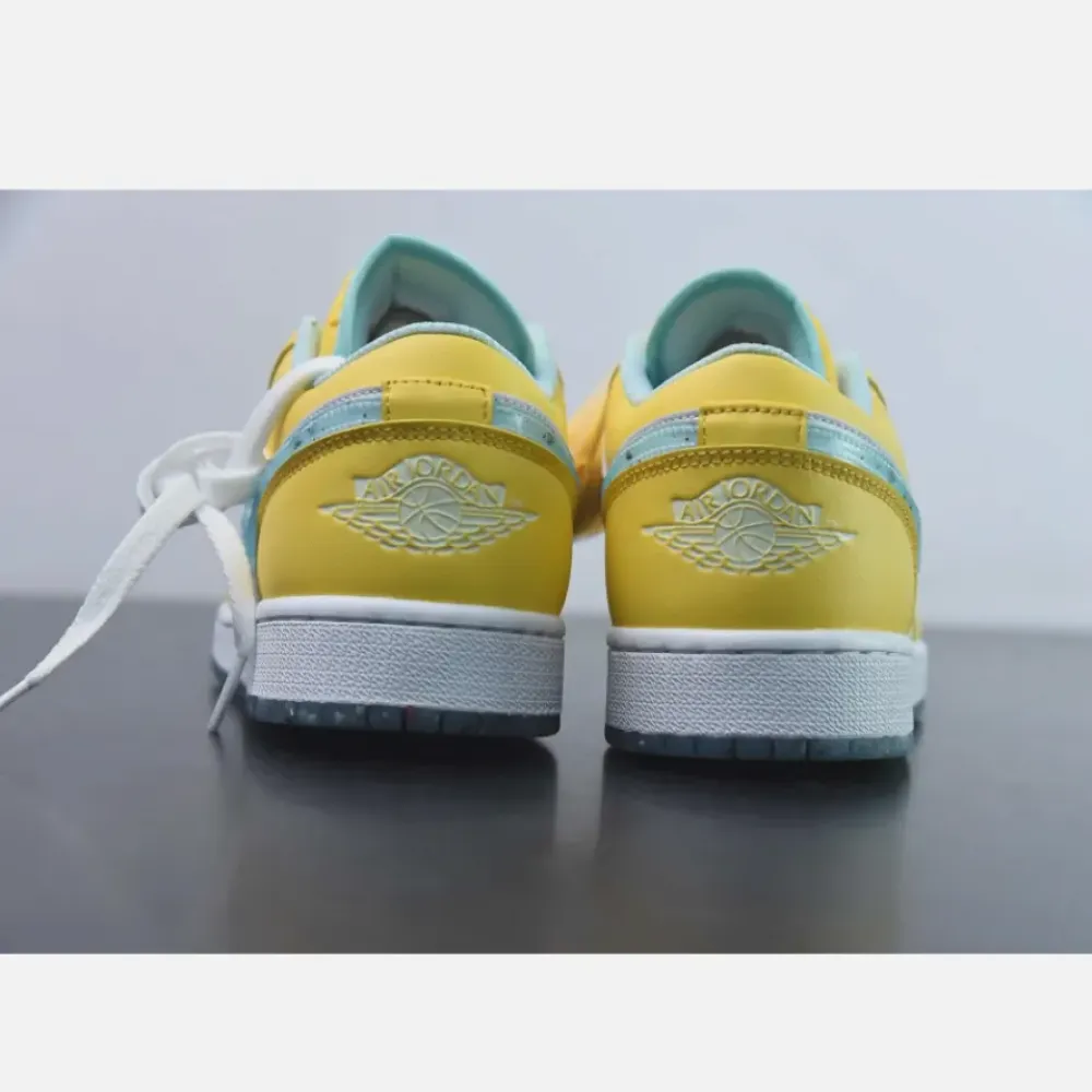 Air Jordan 1 Low Citron Pulse/Glacier Ice  DX4375-800