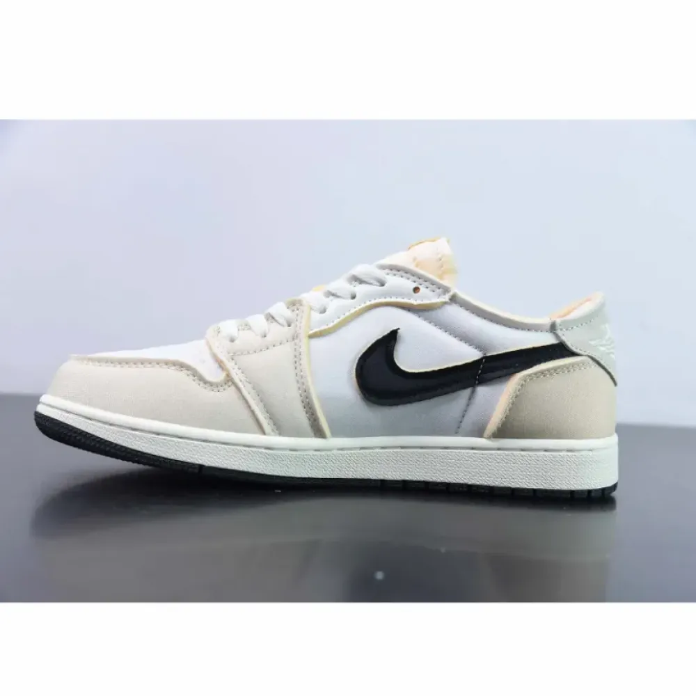 Air Jordan 1 Low OG EX White/Coconut Milk-Black  DV0982-100