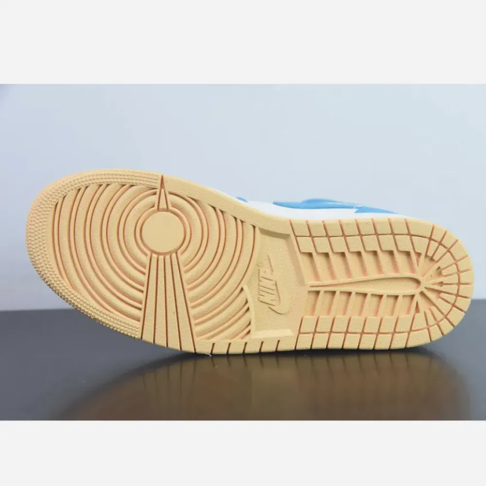 Air Jordan 1 Mid Aquatone/Celestial Gold-White  DQ8426-400