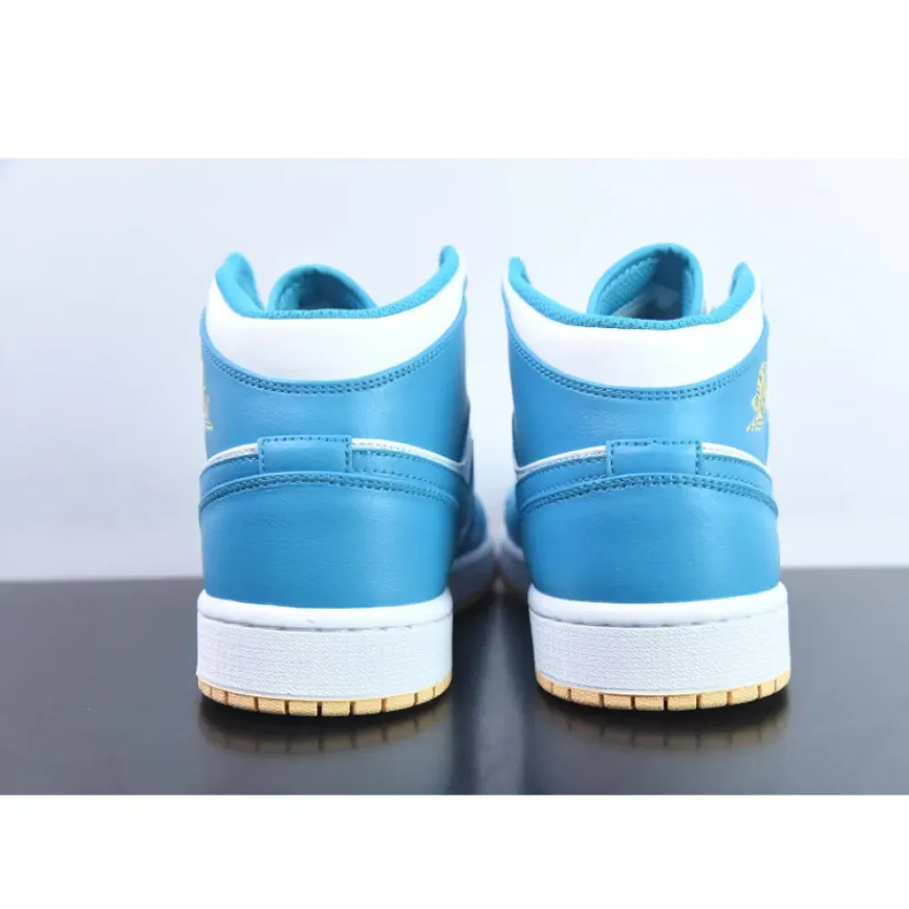 Air Jordan 1 Mid Aquatone/Celestial Gold-White  DQ8426-400