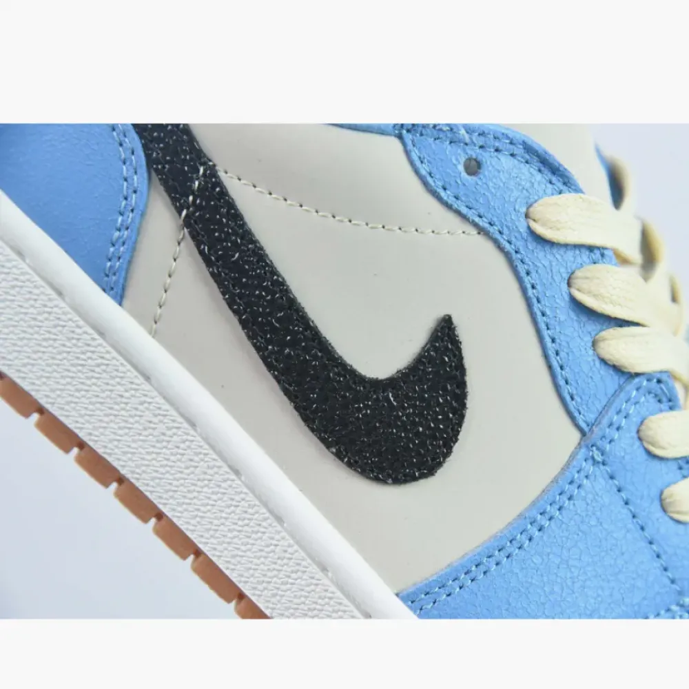 Air Jordan 1 Low OG “UNC” PE White Blue