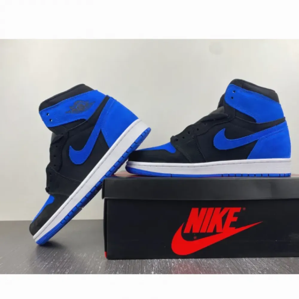Air Jordan 1 High “Royal Reimagined” Black/Royal Blue-White DZ5485-042
