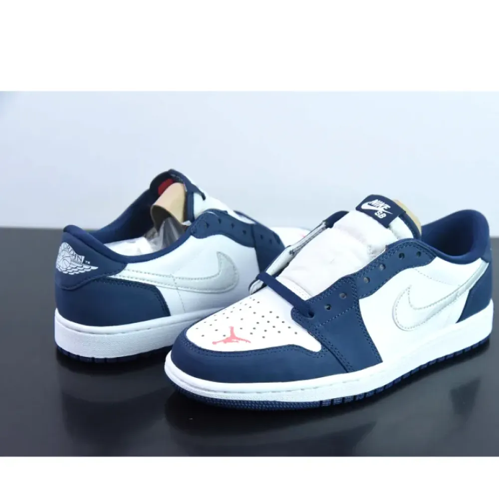 Nike SB Air Jordan 1 Low Midnight Navy/White  CJ7891-400