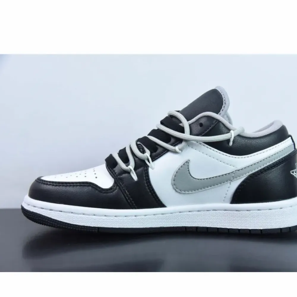 Custom Air Jordan 1 Low ‘Panda’ White Black