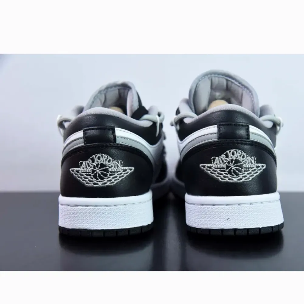 Custom Air Jordan 1 Low ‘Panda’ White Black