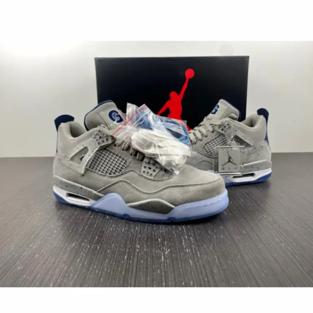 Air Jordan 4 Retro Georgetown PE Light Grey