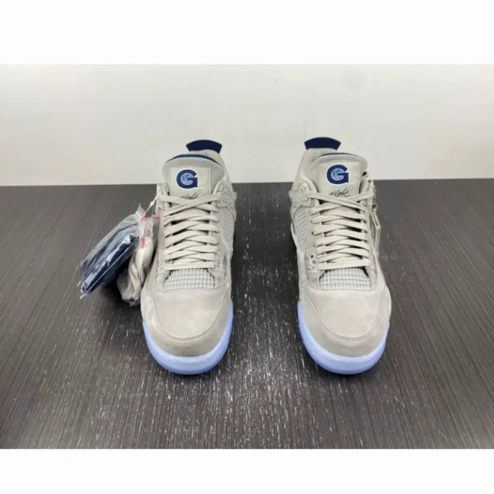 Air Jordan 4 Retro Georgetown PE Light Grey