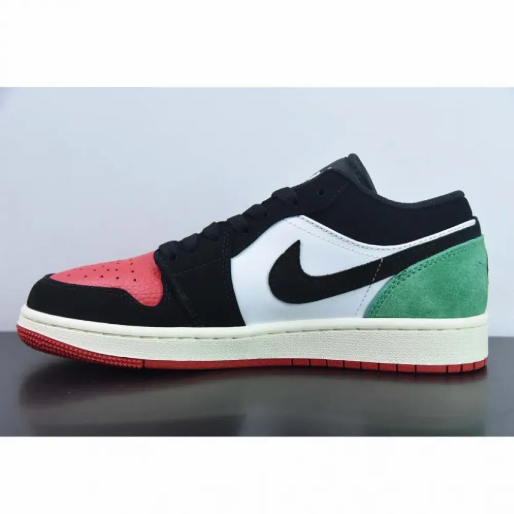 Air Jordan 1 “QUAI 54” White/Black-University Red-Classic Green FQ6703-100