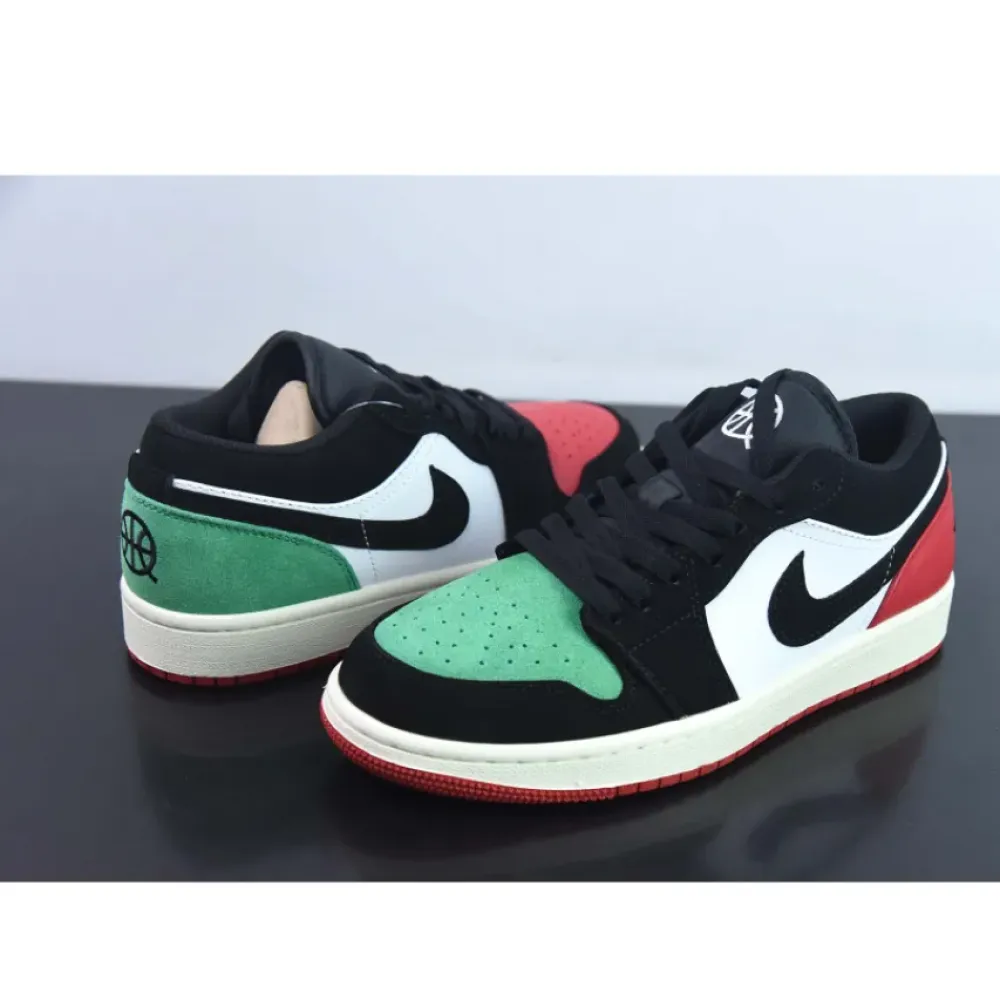 Air Jordan 1 “QUAI 54” White/Black-University Red-Classic Green FQ6703-100