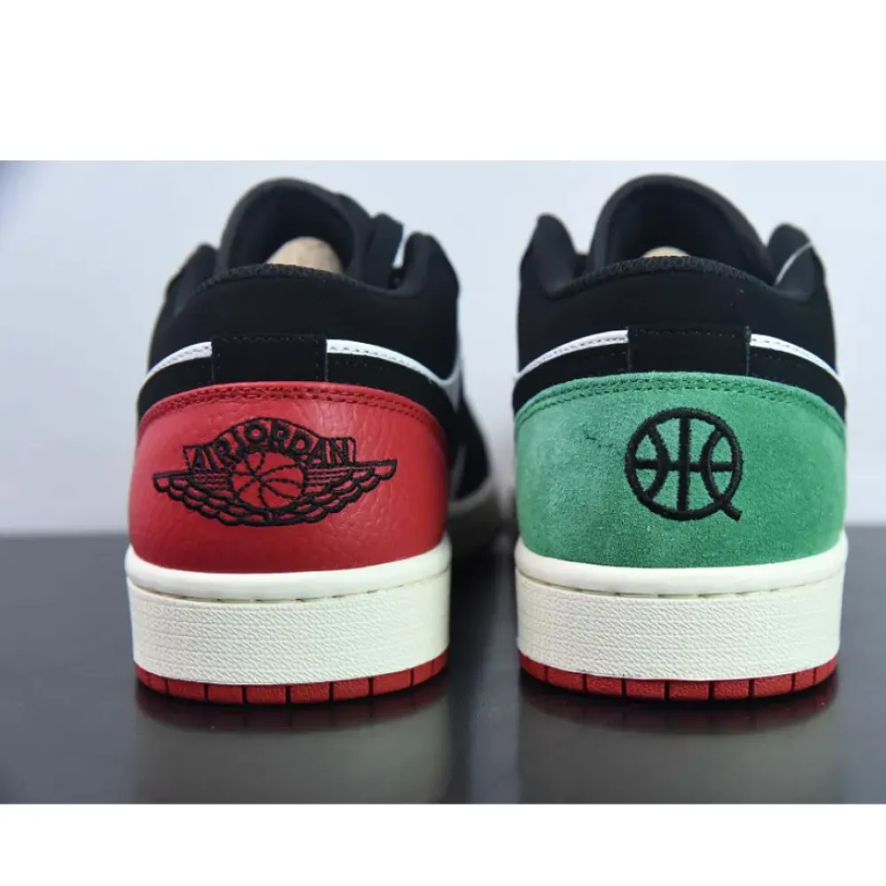 Air Jordan 1 “QUAI 54” White/Black-University Red-Classic Green FQ6703-100