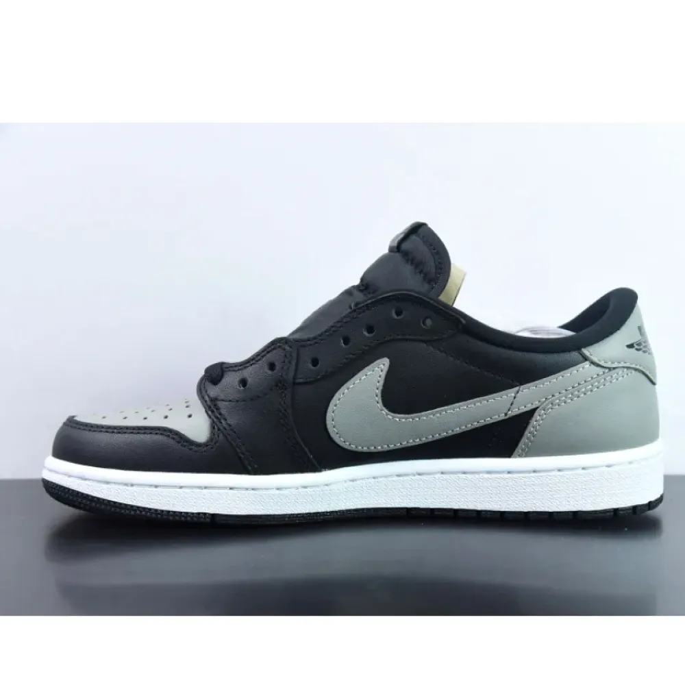 Air Jordan 1 Retro Low OG “Shadow” Black/Medium Grey-Sail 705329-003