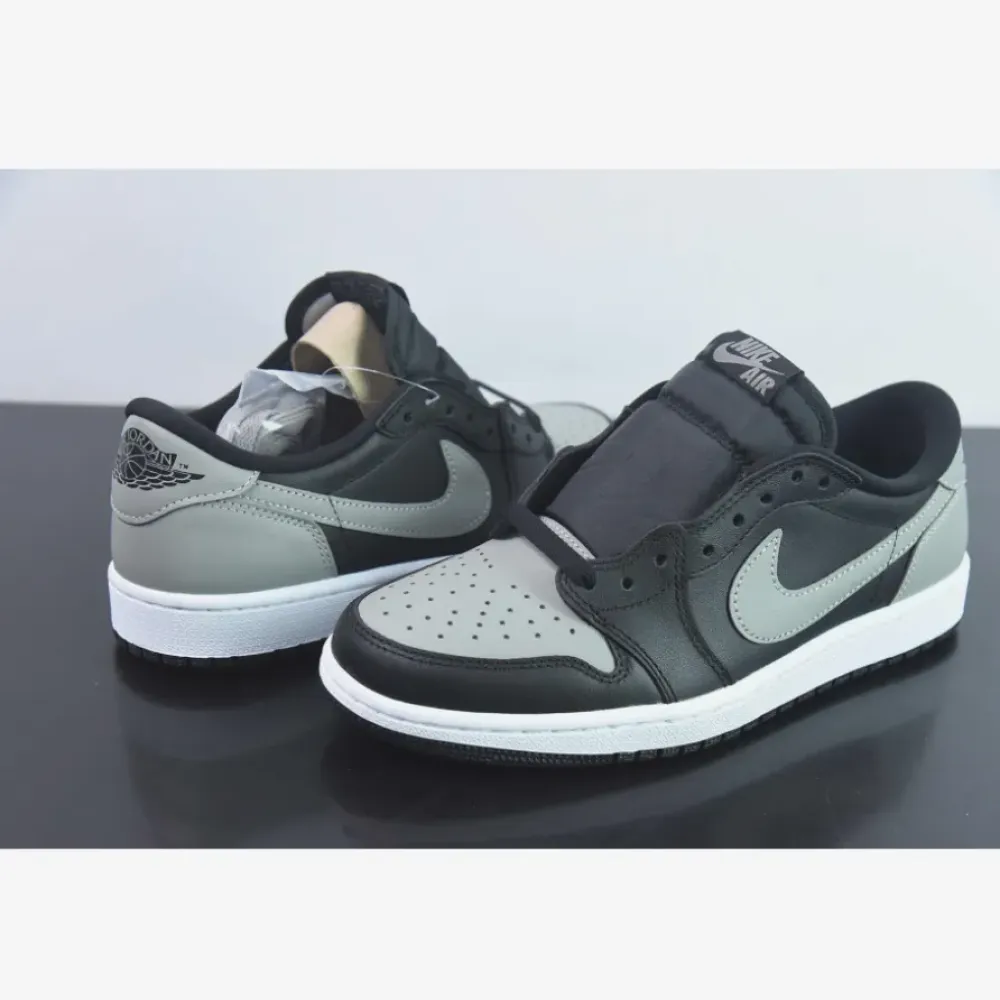 Air Jordan 1 Retro Low OG “Shadow” Black/Medium Grey-Sail 705329-003