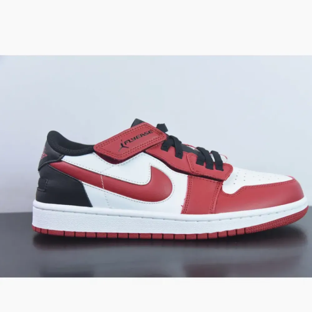 Air Jordan 1 Low FlyEase White/Black-Gym Red  DM1206-163