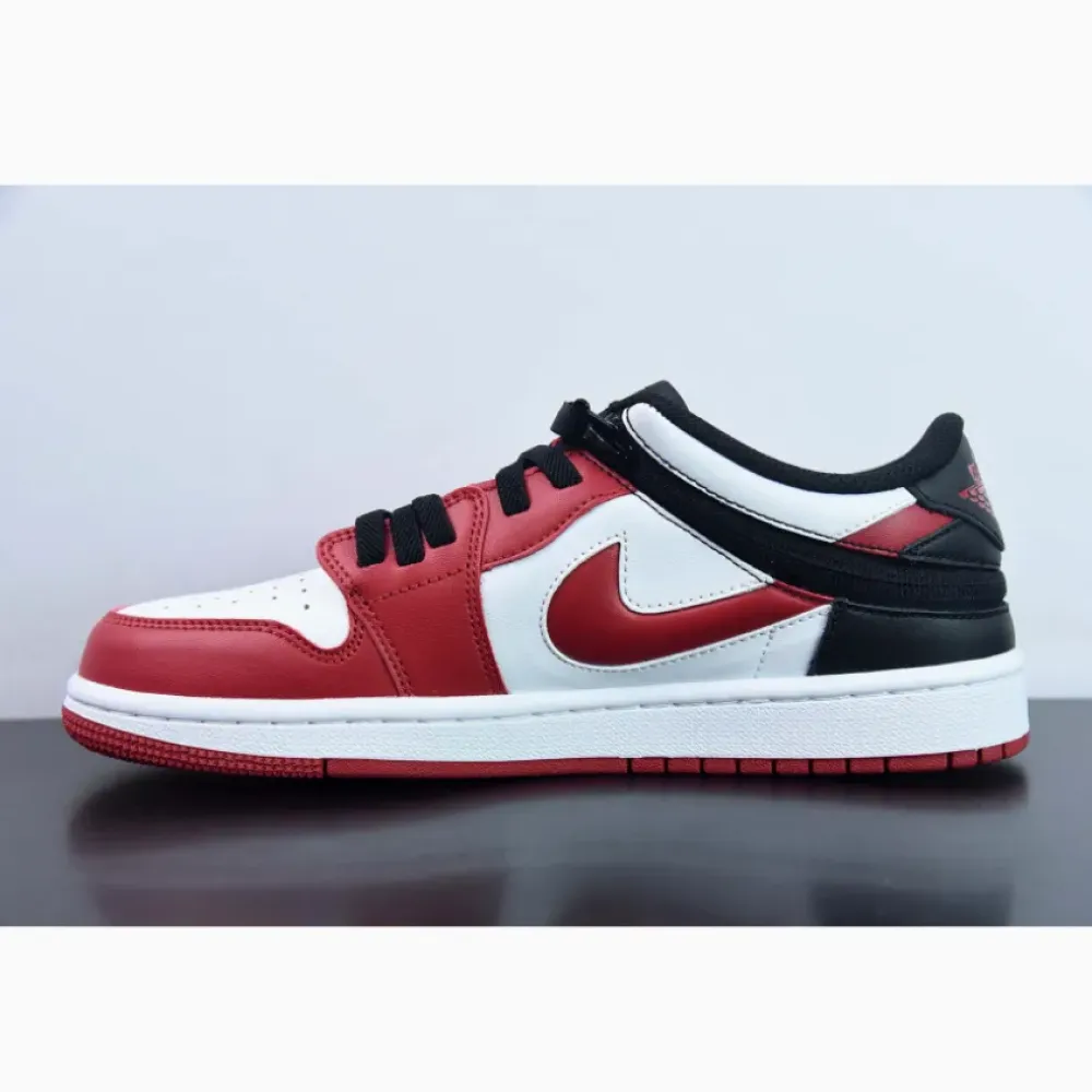 Air Jordan 1 Low FlyEase White/Black-Gym Red  DM1206-163