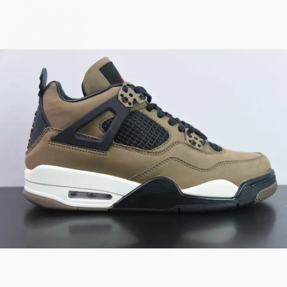 Travis Scott x Air Jordan 4 Olive Grey Black AJ4-882335