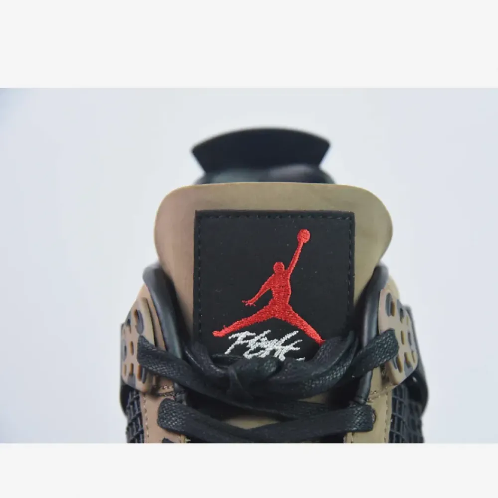 Travis Scott x Air Jordan 4 Olive Grey Black AJ4-882335