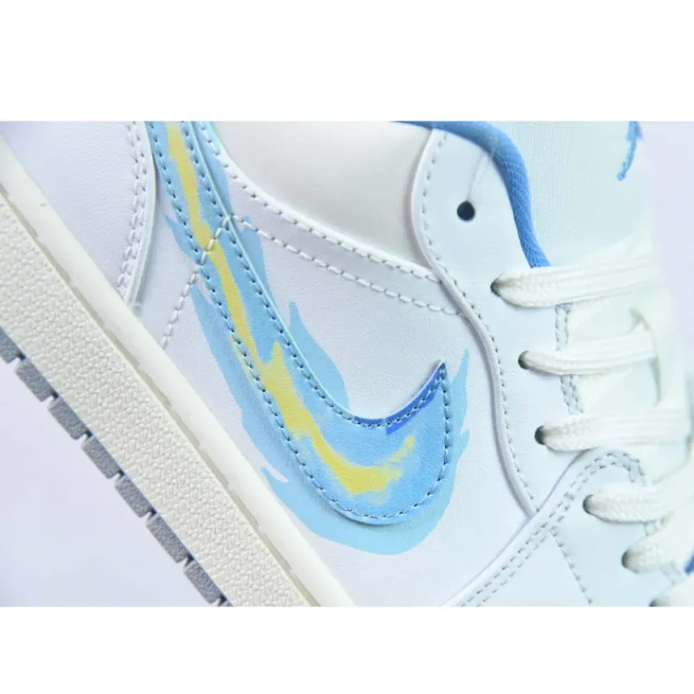 Air Jordan 1 Low “Born To Fly” Sail/University Blue FJ7219-441