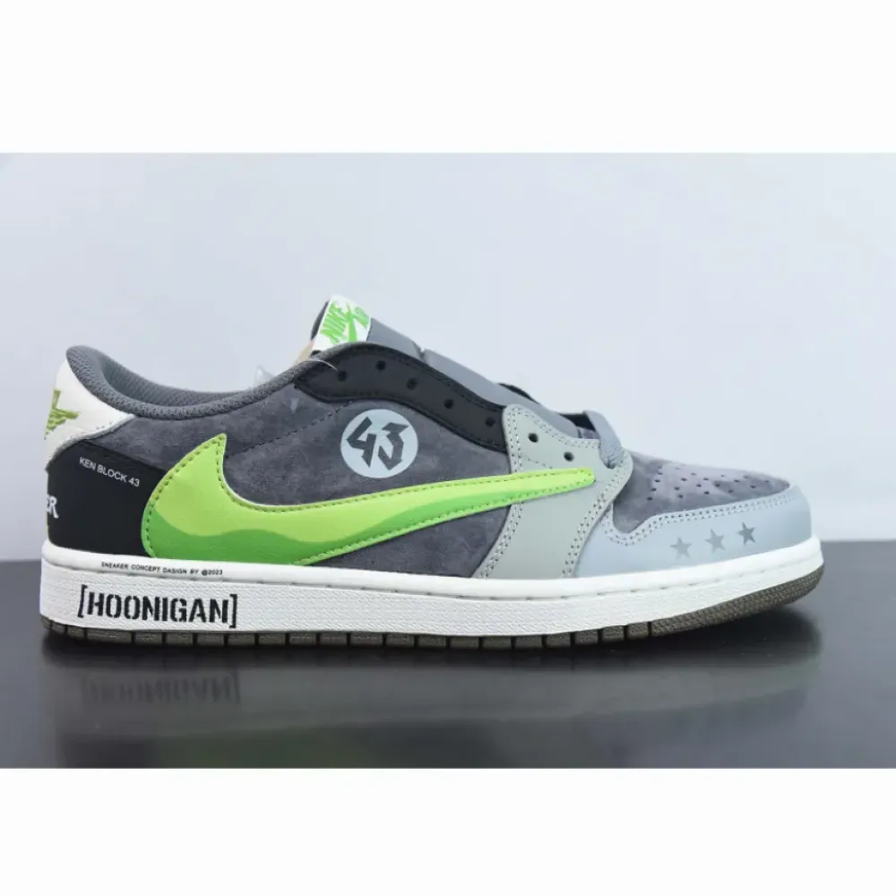 Travis Scott x Ken Block x Air Jordan 1 Low ‘Hoonigan’