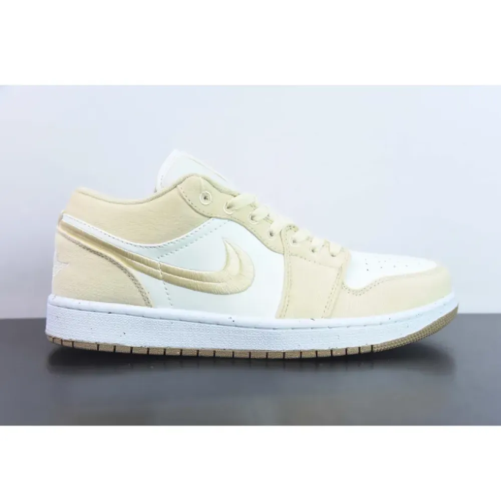 Air Jordan 1 Low SE Canvas Tan Sail  FN3722-701