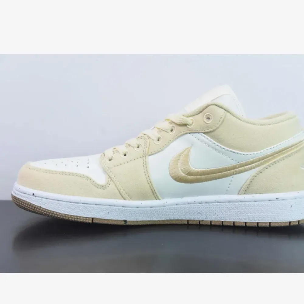 Air Jordan 1 Low SE Canvas Tan Sail  FN3722-701
