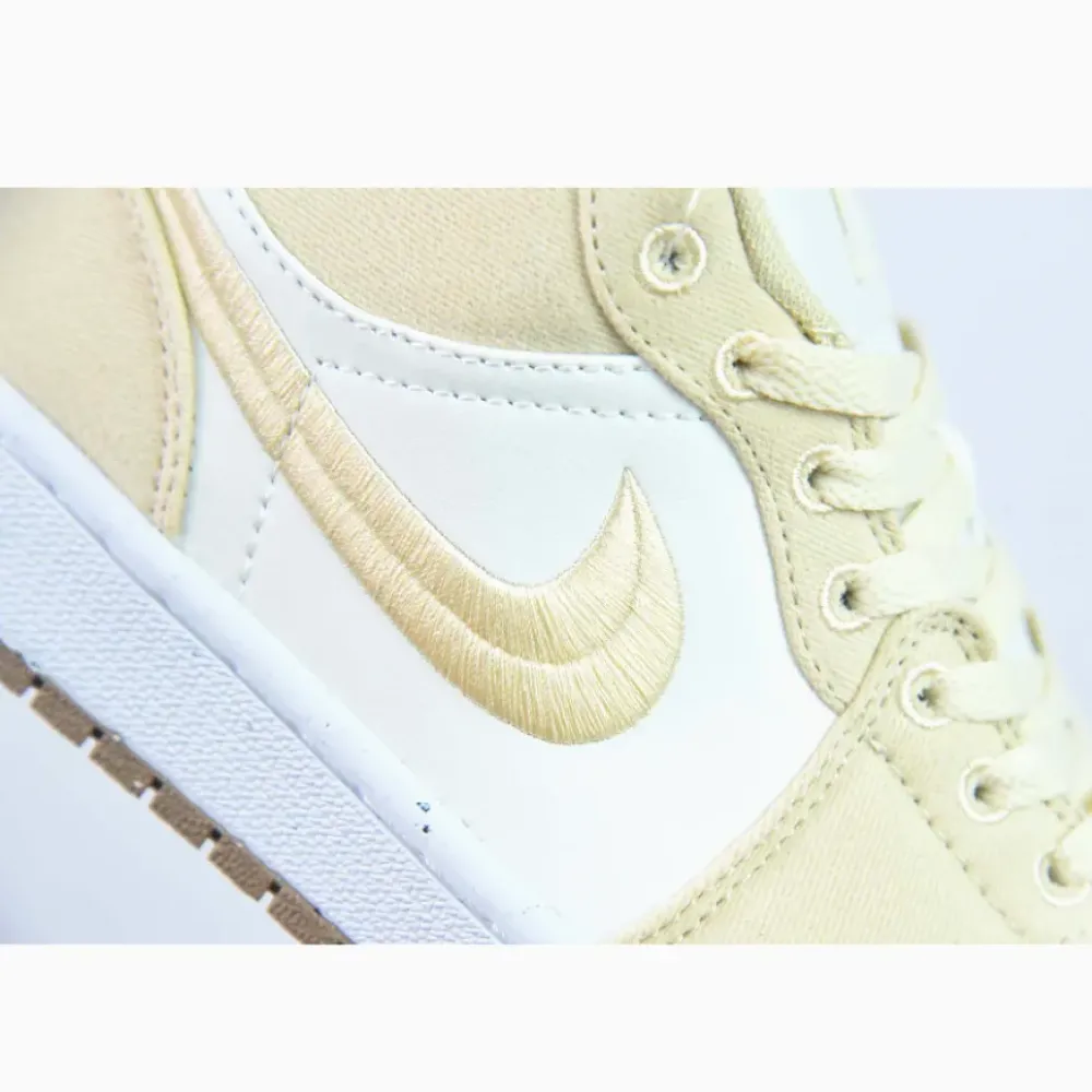 Air Jordan 1 Low SE Canvas Tan Sail  FN3722-701