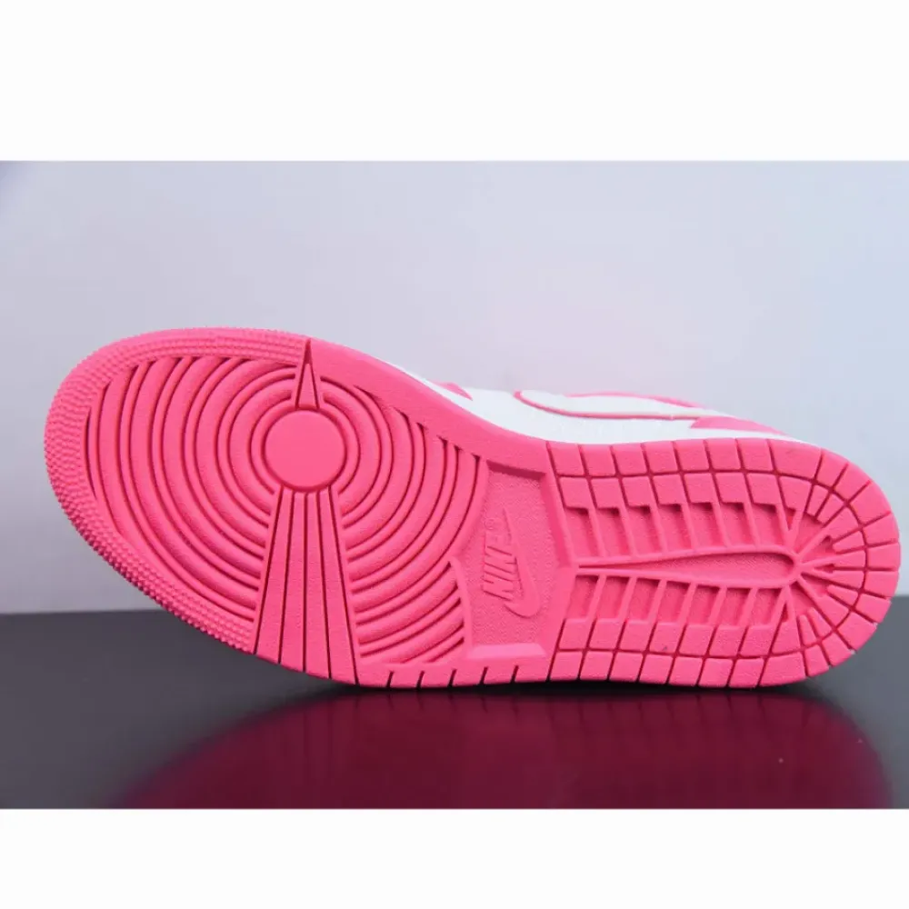 Air Jordan 1 Mid Hyper Pink White  555112-611