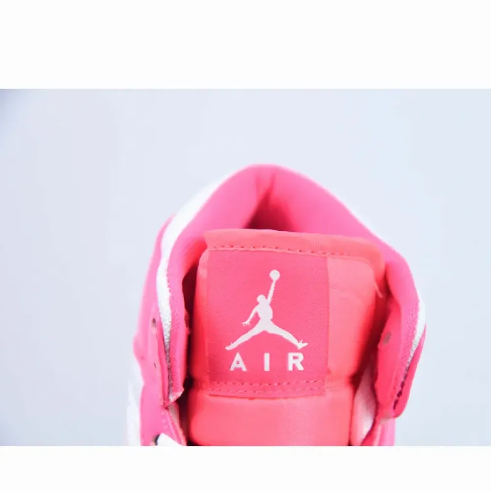 Air Jordan 1 Mid Hyper Pink White  555112-611
