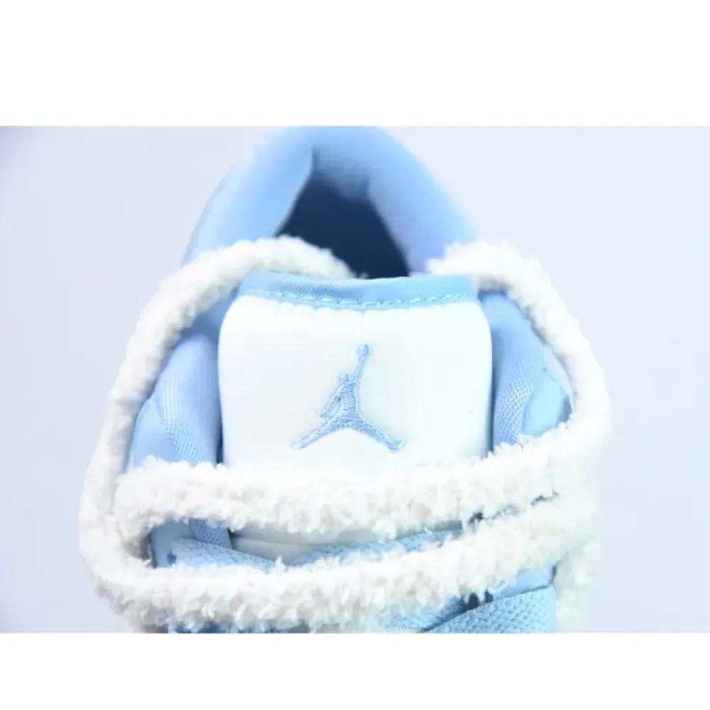 Custom Air Jordan 1 Low “White/Ice Blue