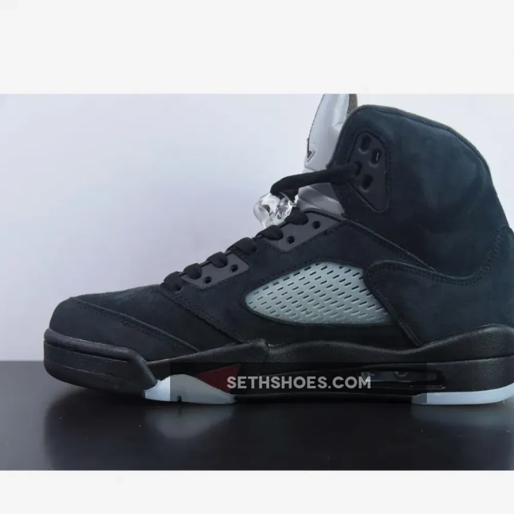 A Ma Maniére X Air Jordan 5 Black/Burgundy Crush-Pale Ivory FD1330-001