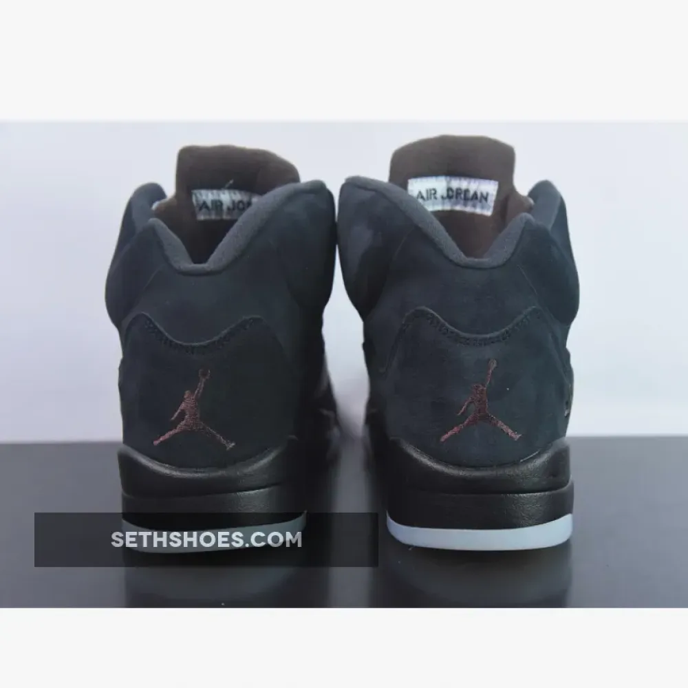 A Ma Maniére X Air Jordan 5 Black/Burgundy Crush-Pale Ivory FD1330-001