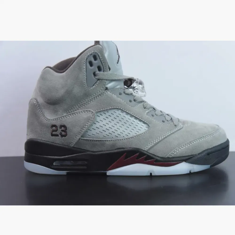 A Ma Maniére X Air Jordan 5 Light Bone/Black-Burgundy  FD1330-006