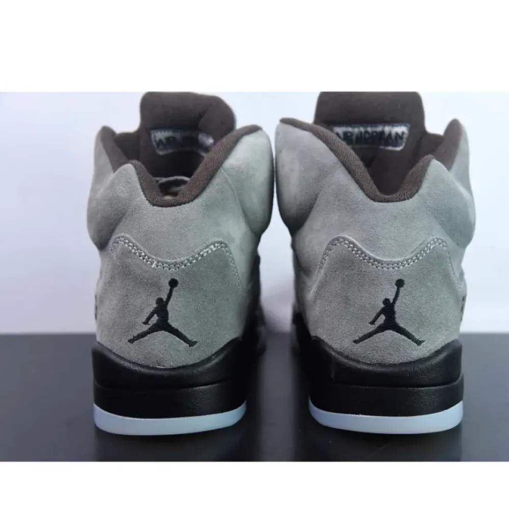 A Ma Maniére X Air Jordan 5 Light Bone/Black-Burgundy  FD1330-006