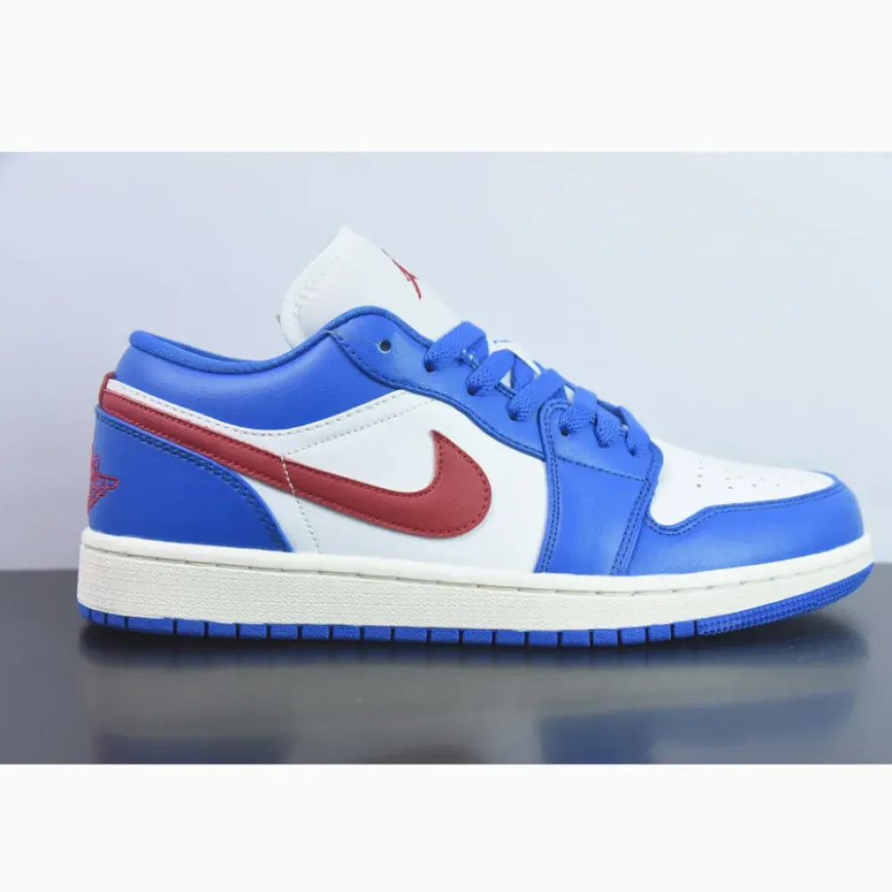 Air Jordan 1 Low Sport Blue/Gym Red-White  DC0774-416