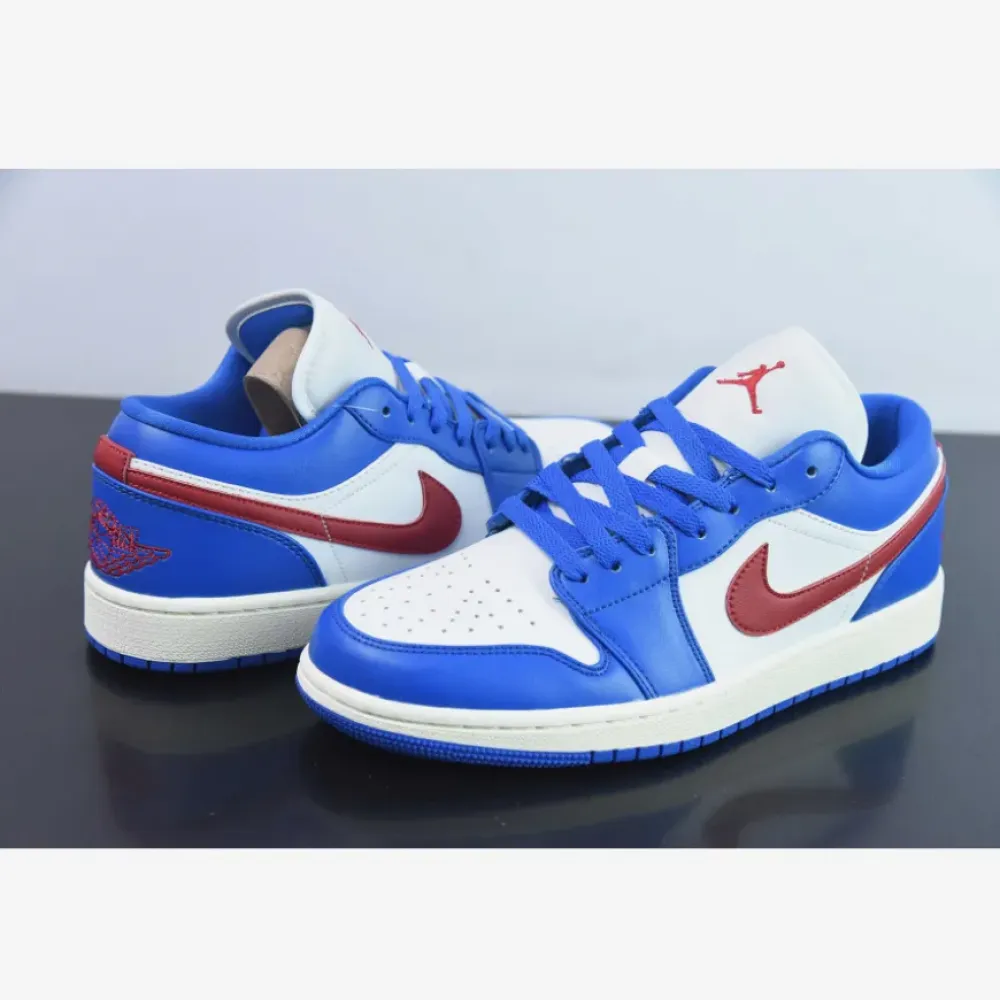 Air Jordan 1 Low Sport Blue/Gym Red-White  DC0774-416