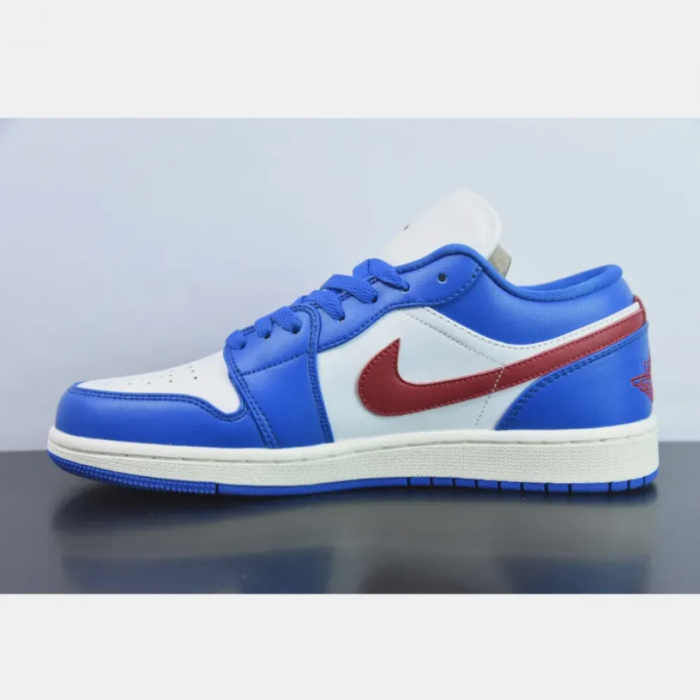 Air Jordan 1 Low Sport Blue/Gym Red-White  DC0774-416
