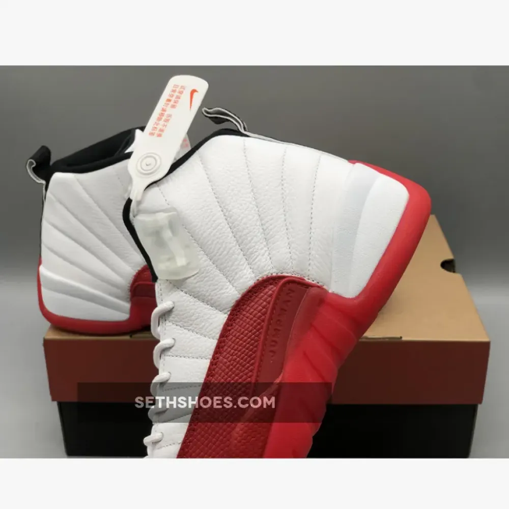 Air Jordan 12 OG “Cherry” White/Metallic Silver-Varsity Red CT8013-116