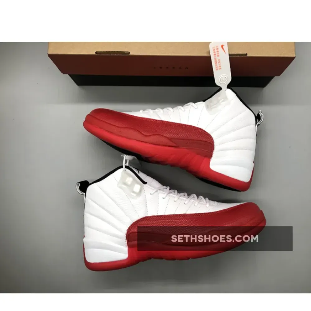 Air Jordan 12 OG “Cherry” White/Metallic Silver-Varsity Red CT8013-116