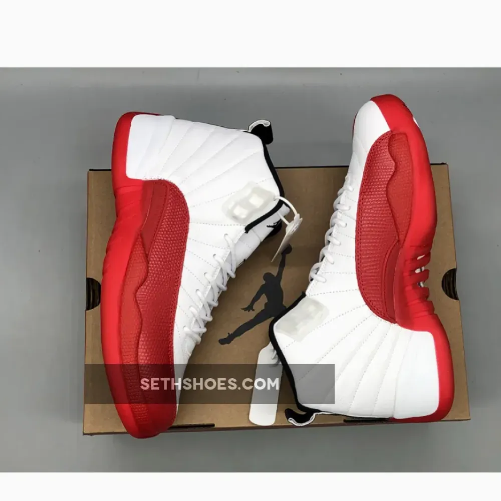 Air Jordan 12 OG “Cherry” White/Metallic Silver-Varsity Red CT8013-116