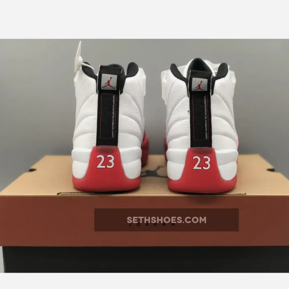 Air Jordan 12 OG “Cherry” White/Metallic Silver-Varsity Red CT8013-116