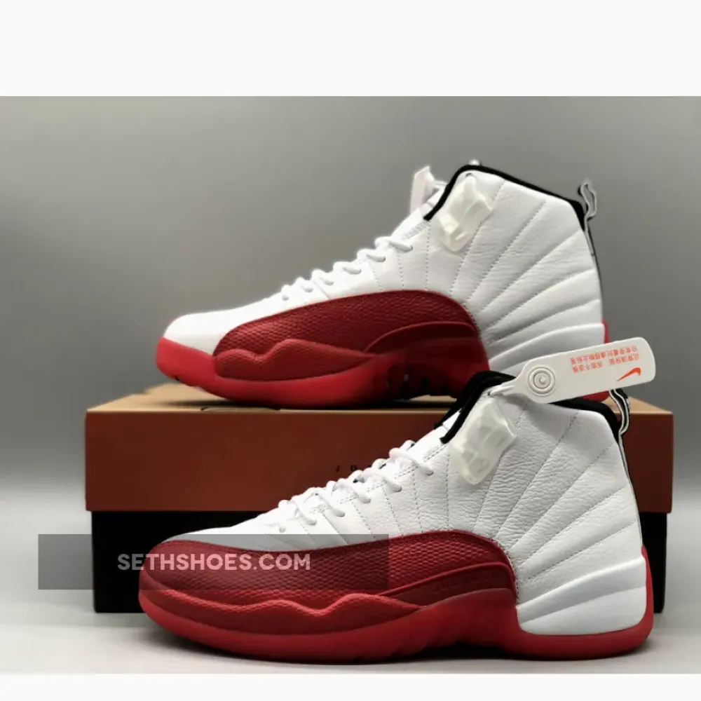 Air Jordan 12 OG “Cherry” White/Metallic Silver-Varsity Red CT8013-116