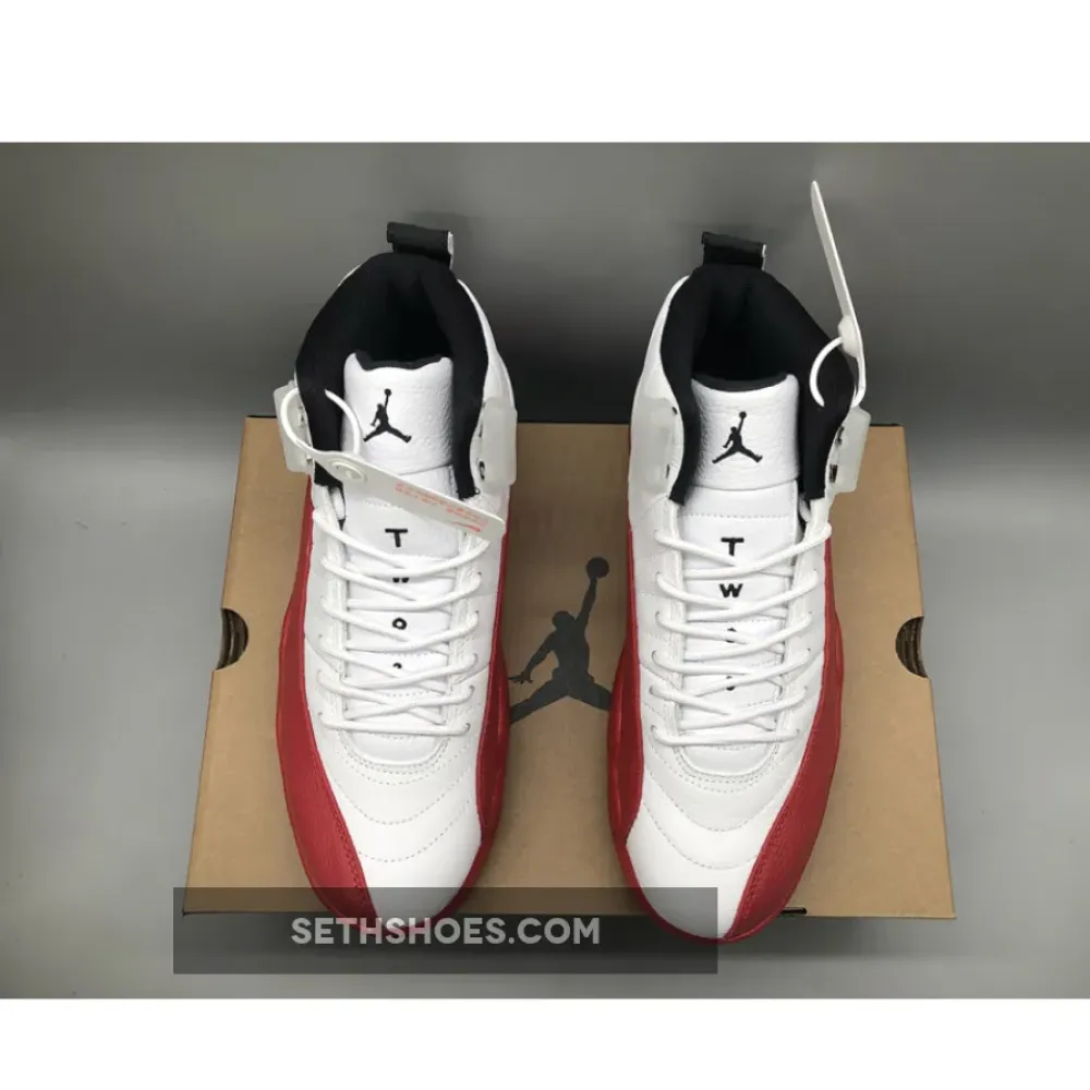Air Jordan 12 OG “Cherry” White/Metallic Silver-Varsity Red CT8013-116