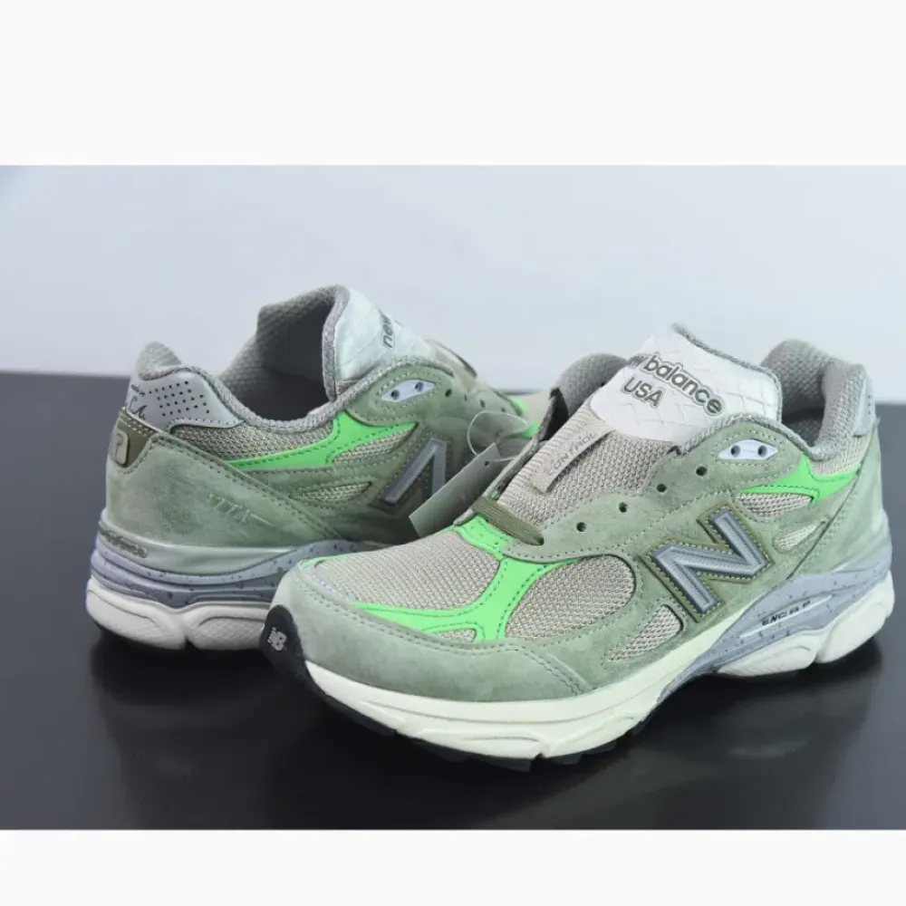 Patta x New Balance 990v3 Olive/Bright Green M990PP3
