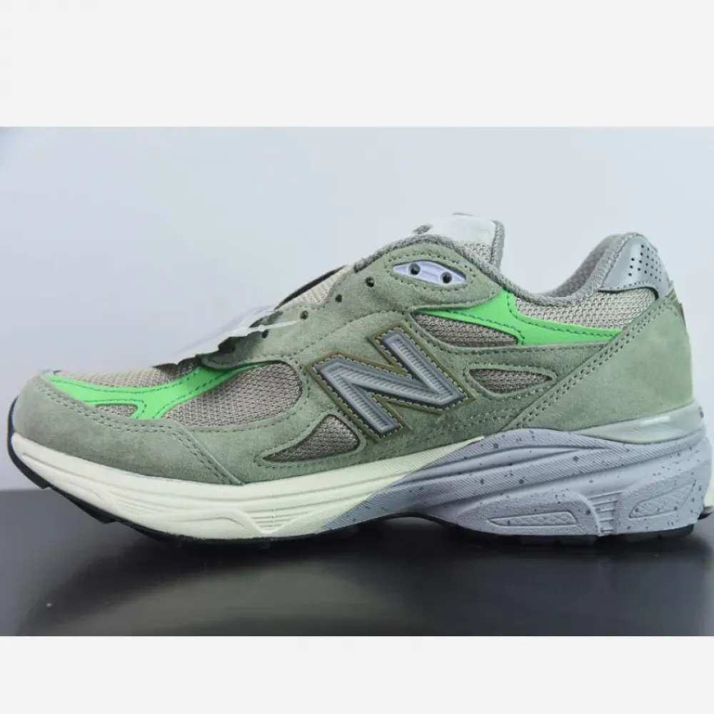 Patta x New Balance 990v3 Olive/Bright Green M990PP3