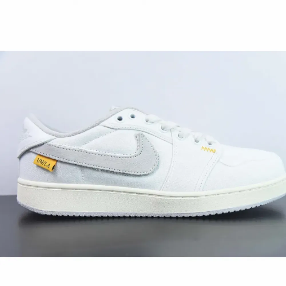 Union x AJKO 1 Low White/Sail-University Gold-Neutral Grey DO8912-101