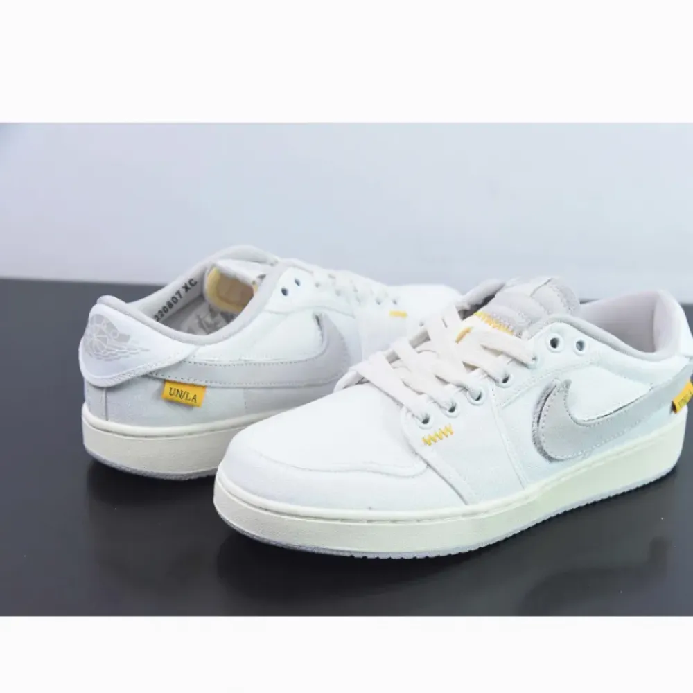 Union x AJKO 1 Low White/Sail-University Gold-Neutral Grey DO8912-101