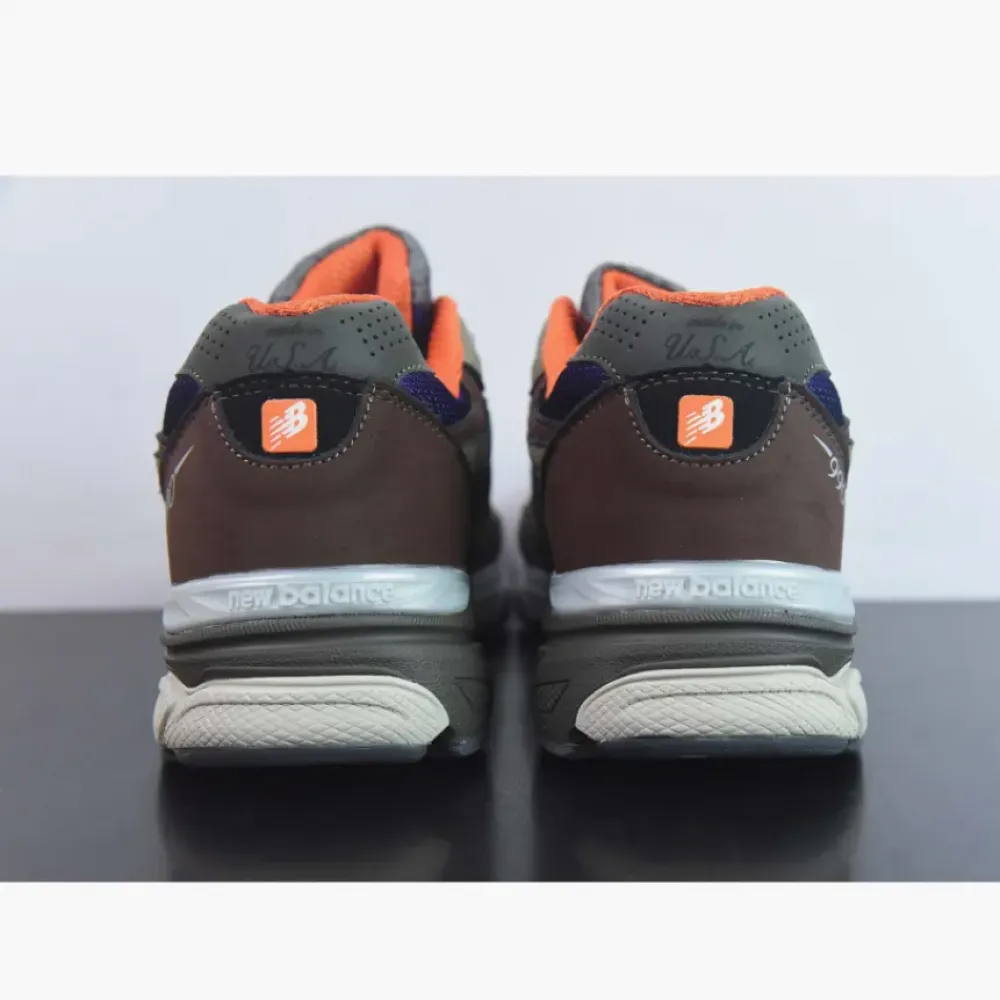 New Balance 990v3 MiUSA Teddy Santis Khaki Orange M990BT3